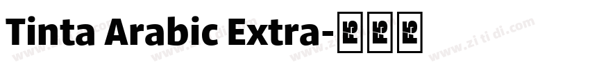 Tinta Arabic Extra字体转换